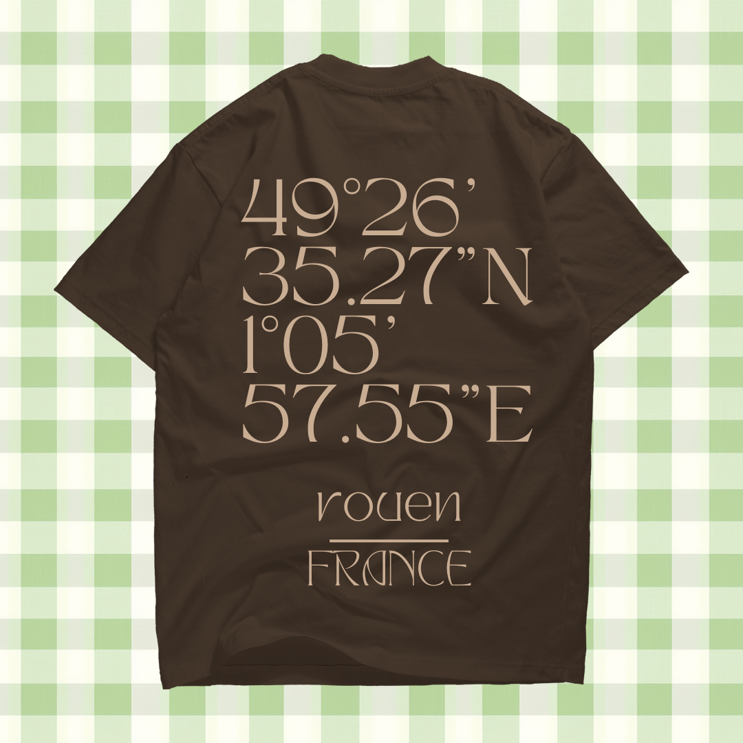 Tee-shirt Coordonnées GPS