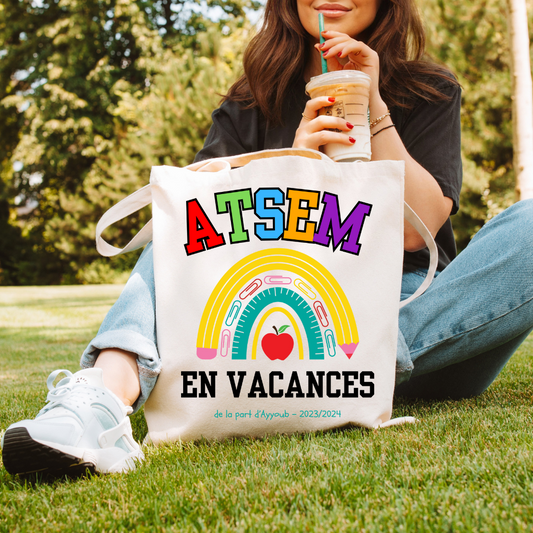 Tote bag Atsem en vacances