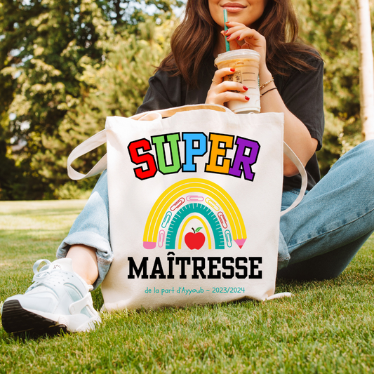 Tote bag Super maîtresse