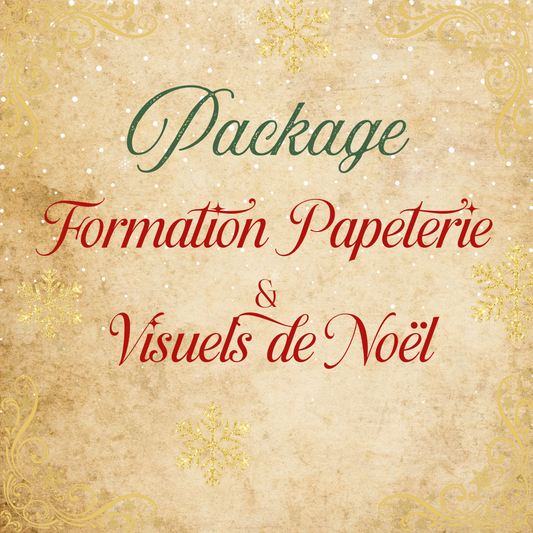 Formation papeterie + visuels de Noël