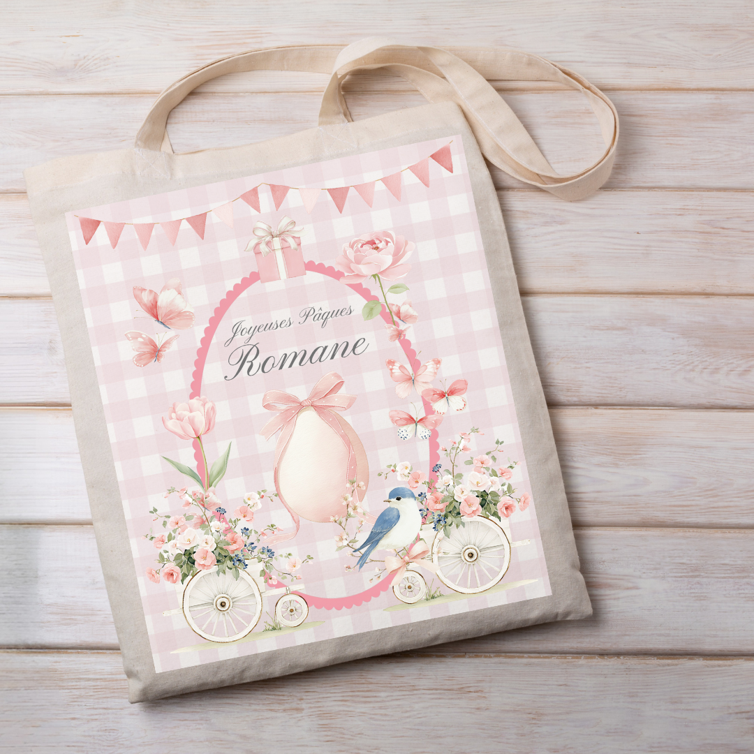 TOTE BAG ROSE