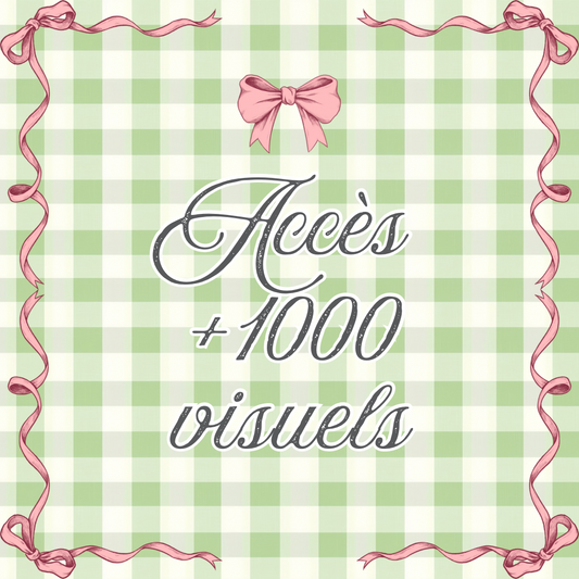 Accès + de 1000 visuels