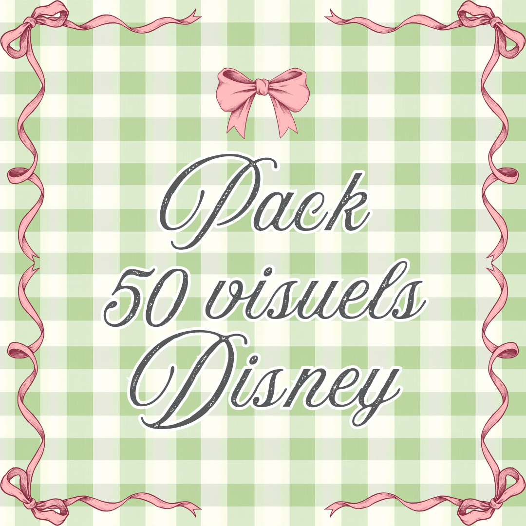 Pack 50 visuels Disney