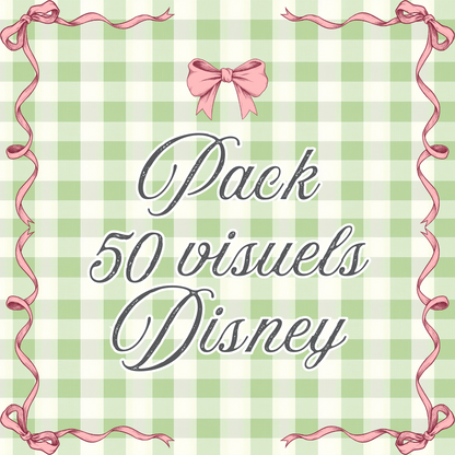 Pack 50 visuels Disney